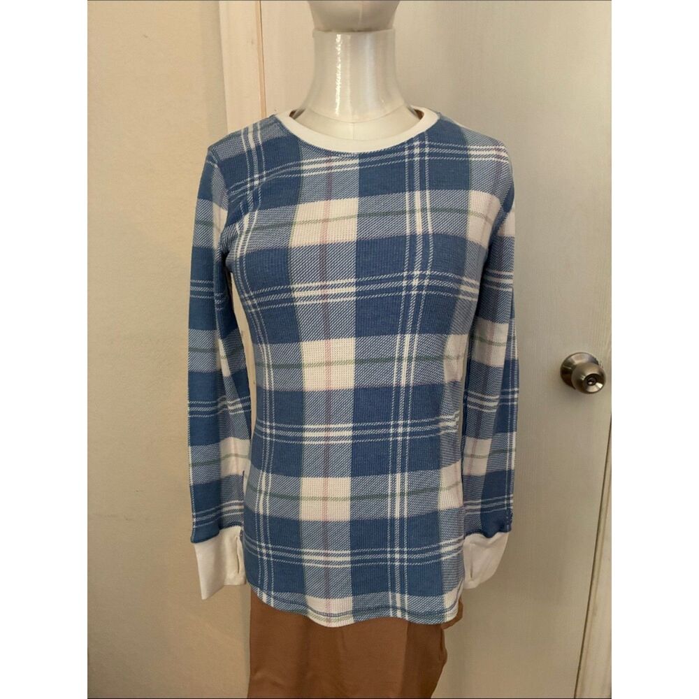Cozy Stretch Thermal Crewneck Top, Small, 4E-197T004
